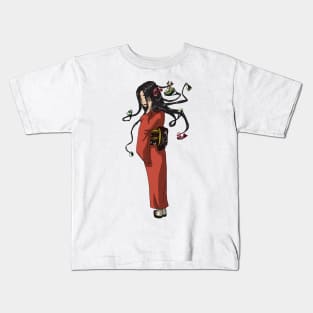 Yokai Woman Futakuchi-onna MONSTER GIRLS Series I Kids T-Shirt